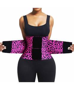 lot 14054 image: FeelinGirl Workout Waist Trainer Cincher Corset Shaper Tummy Slimmer Plus Size for Women Rose Leopard S