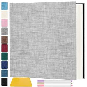 lot 14130 image: Zesthouse Photo Album Self Adhesive Pages, 60 Pages Magnetic Scrapbook Albums with Sticky Page, Photos Album Holds 8x10 & 5X7 & 4x6 & 6x8 & 3x5, Large Picture Book Ideal Gift for Family Wedding Baby
