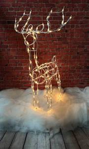 lot 14135 image: Brite Star 3D Lighted Reindeer