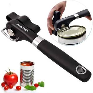 lot 14153 image: PAKITNER- Safe Cut Can Opener, Smooth Edge Can Opener - Handheld Easy Turn Knob, Manual Can Opener, Ergonomic Smooth Edge, Food Grade Stainless Steel Cutting Tool for Kitchen & Restaurant
