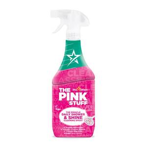 lot 14174 image: The Pink Stuff Miracle Daily Shower & Shine Spray �� 30oz Bathroom Cleaner for Glass, Tile, Mirrors & Chrome �� Prevents Soap Scum & Watermarks �� No Rinse Spray & Leave Formula