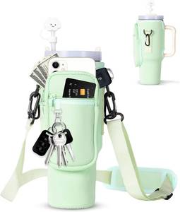 lot 14190 image: Mint Green Canvas Camera Case