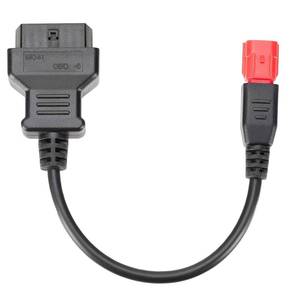 lot 14214 image: OBDSTAR 6 Pin OBD2 Adapter Cable, Euro5 6-pin Connector Fit for 2019-DUCATI for Guzzi for KTM for Suzuki for Yamaha for Davidson for Piaggio Motorcycle OBD Diagnostic Cable M041 ECU Key IMMO Progrann