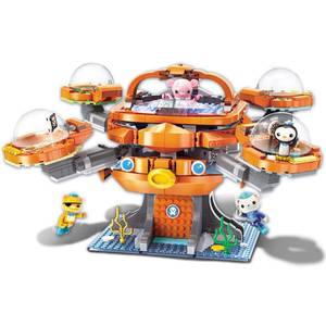 lot 14226 image: for Age 8 Building Block Octonauts Ocean Adventure Octopod Castle Playset & Barnacles Kwazii Peso Inkling 698pcs Building Brick Set-No Package Box (3708)