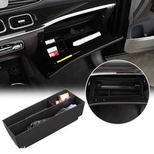 lot 15377 image: YUECHI Glove Box Storage Tray Organizer - Compatible with Mercedes Benz GLE 350 40 53 63 W167 C167 GLS 450 63 X167 2020-2024 Car Co-Pilot Glove Storage Box Container Accessories LHD