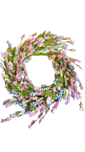lot 15407 image: Spring Garden Floral Wreath