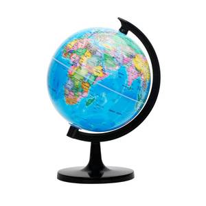 lot 15412 image: Exerz 8 World Globe - Political Map Educational- Self Assembled School Globe