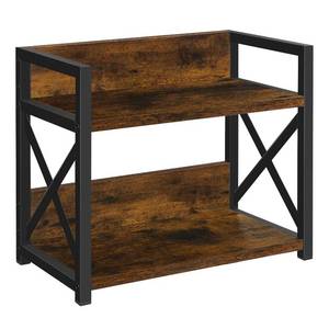 lot 15423 image: YINMIT Countertop Shelf Organizer,Coffee Bar Accessories,Spice Rack,Coffee Counter Shelf,2 Tier Coffee Organizer Station for Mugs,Cups,Cream,Syrup(Rustic Brown, Small)