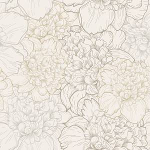 lot 16113 image: VEELIKE Boho Sketch Peony Peel and Stick Wallpaper Vintage Floral Wallpaper for Bedroom Bathroom 17.7x118 Removable Peony Wall Paper Floral Contact Paper for Cabinets Drawers Shelves Accent Wall