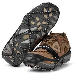 lot 16130 image: Yaktrax Pro Traction Cleats for Walking, Jogging, or Hiking on Snow and Ice (1 Pair), Small , Black