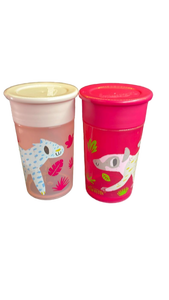 lot 16147 image: Dr Browns Baby Cups with Animal Design 2pk