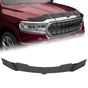lot 16167 image: WASOFF Hood Protector Fit for Dodge Ram 1500 2019-2025 TPE Hood Shield Bug Hood Deflector Fit for Dodge Ram 1500 Accessories 2019-2024 2025 Hood Guard for Ram 1500 (Excludes Rebel & TRX Models)