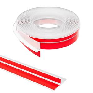 lot 16177 image: Elvone T-Shaped Door Draft Stopper, 1.97 in x 10 Ft Silicone Seal Strip for Windows Gaps, Weather Stripping Seal Strip Shower Sweep, Clear