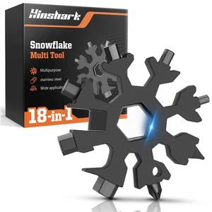 lot 16187 image: Gifts for Men, 18-in-1 Snowflake Multitool, Anniversary Birthday Gifts for Men Husband Him, Father Day Gift for Camping Accessories Cool Gadgets Tools, Mens Gift for Dad Who Have Everything