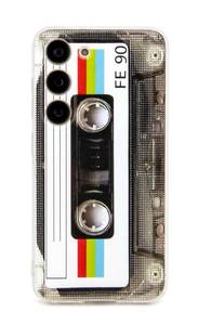 lot 16197 image: FAteamll Case for Galaxy S23 Plus with Reinforced Corners TPU Soft Bumper Retro Cassette Tape Case Compatible with Samsung Galaxy S23