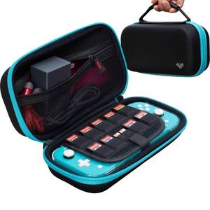 lot 16203 image: ButterFox Extra Large Carrying Case for Nintendo Switch Lite, Fits Charger, Compatible with JETech Protective Case and Most Grips, Game and Accessories Storage (Turquoise BlueBlack)