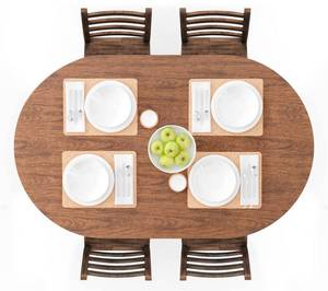lot 16210 image: UMINEUX Oval Fitted Vinyl Tablecloth with Elastic Edged & Flannel Backing, Waterproof Wipeable Oval Table Cover - Fits Tables up to 42X68 (Wood)