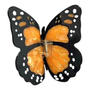lot 16220 image: Monarch Butterfly Hair Claw Clip