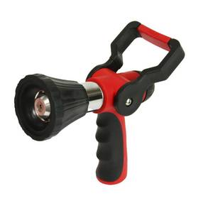 lot 20058 image: Chapin 4699 Firefighter Water Cannon Hose Nozzle, Fireman Spray Nozzle with Ergonomic Grip and Threaded Hose Connection, Adjustable Twist Nozzle, Lever OnOff Control, RedBlack