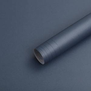 lot 20063 image: HeloHo 118X15.7 Solid Blue Wallpaper Matte Textured Peel and Stick Wallpaper Self Adhesive Removable Wall Paper Waterproof Contact Paper for Living Room Bedroom Decor