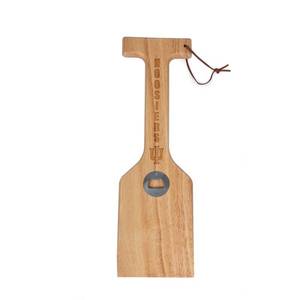 lot 20073 image: PICNIC TIME NCAA Indiana Hoosiers Hardwood BBQ Grill Brush Scraper with Bottle Opener, Wood Barbecue Cleaner, Non-Bristle BBQ Cleaning Tool for Multi Types Grill Grates, (Parawood)