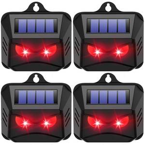 lot 20339 image: 4 Pack 2025 Solar Nocturnal Animal Repeller Coyote Deterrent Predator Control Lights for Coyote Deer Fox Raccoon Predator Eyes Animal Deterrent for Chicken Coop Yard Farm