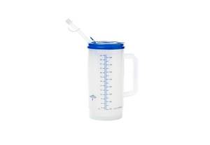 lot 20353 image: Medline Graduated Insulated Carafes, Clear, 28 Oz