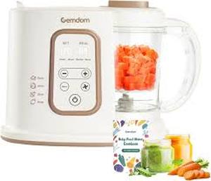 lot 1520 image: Gemdom Multi-Function Baby Food Maker and Processor