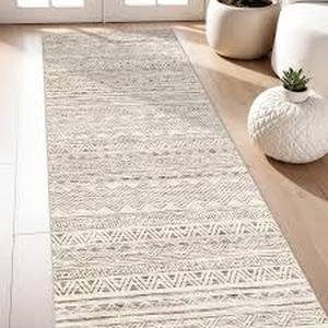 lot 2204 image: Hallway runner rug approximately 94 X30in