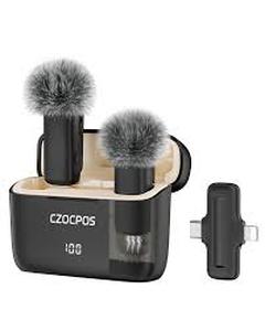 lot 4180 image: CZOCPOS Wireless Lavalier Microphone Set