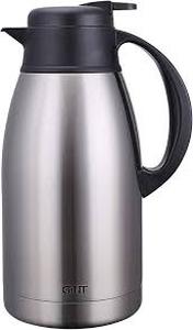 lot 5808 image: Gint Stainless Steel Thermal Coffee Carafe, Double Walled Vacuum Water Silver topland broken