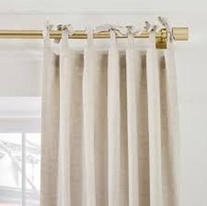 lot 13461 image: Tie top curtains