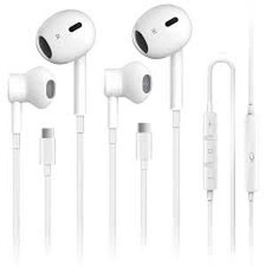 lot 14172 image: 2-Pack Wired Earbuds Compatible with iOS