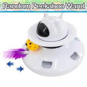 lot 14215 image: Electronic cat laser and peek a boo toy