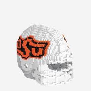 lot 20060 image: Forever Collectibles Oklahoma State Cowboys Brxlz 3D Helmet Puzzle