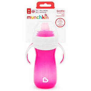 lot 20311 image: Munchkin Pink Spill-Proof Baby Sippy Cup