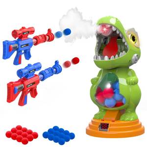 lot 3930 image: AuroTops Movable Dinosaur Shooting Toys for Kids Ages 5-8, for 6-8 Year Old Boys Girls Dinosaur Toys with Mist Spray,Roar & Light,Shooting Games for Kids Birthday Gifts Outdoor Indoor