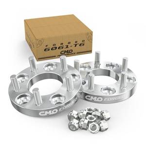 lot 4245 image: Customadeonly Forged 5x127 (5x5) Wheel Adapters 25mm (1 Inch) (2pcs, 78.4mm Bore, 12 Studs) Compatible with Jeep Wrangler JKJL 2007��2018, Grand Cherokee WJWK 1999��2010