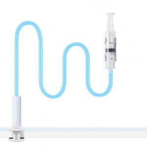 lot 4300 image: Hicoolmam Adjustable Feeding Tube Holder with Telescopic Pole & Bendable Arm �� Stable IV Rack with Clamp Mount for Enteral Gravity Syringe, Pump Feeding & Travel Use