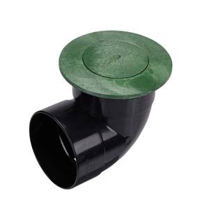 lot 4332 image: NDS 422G Pop-Up Drainage Emitter with Elbow fits 4-Inch Sewer and Drain Pipe, Works with Drainage Systems Including Catch Basins, Green