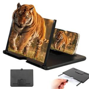lot 4372 image: 2026 Upgraded Big Screen Phone Magnifier,3D HD Screen Amplifier with Foldable Stand, Portable Mobile Phone Magnifier Projector for Movies & Gaming, Universal Compatible with All Smartphones (12in)
