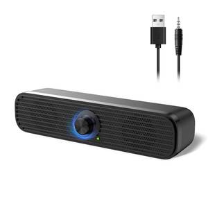 lot 5851 image: A1Mii Computer Speakers for Desktop Laptop Tablet, USB Powered PC Speakers, Small Speakers Wired with Volume Control for Cellphone Pad MP3, Stereo Sound with 3.5mm Audio Plug for Windows Mac Linux PCs