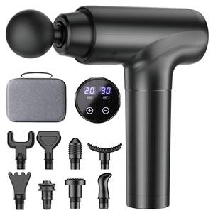 lot 5853 image: cotsoco Massage Gun, Muscle Massage Gun Deep Tissue Back Massager for Pain Relief, 20 Speeds Handheld Electric Massager Tool with Silent Brushless Motor, Suitable for Gym Office Home Travel
