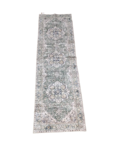 lot 5863 image: Luxrug Traditional Runner Area Rug 95x29.5 in