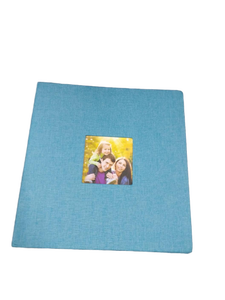 lot 5869 image: Blue Linen Photo Album
