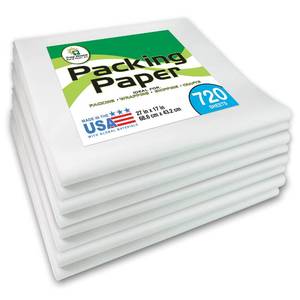lot 5882 image: Tree House Packing Paper for Moving �� 720 Newsprint Packing Paper Sheets �� 27�� x 17�� Paper for Packing Dishes, Shipping, and Moving Supplies �� Recyclable Movers�� Paper �� Made in USA