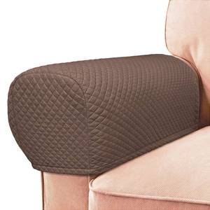 lot 6089 image: Roytub Stretch Couch Arm Covers, Breathable Armrest Cover for Sofas and Chairs Armrest Cover Keep Home Clean, Scratch-Resistant Sofa Arm Covers Protect and Decorate Your Sofa(Large, Chocolate, 2PCS)