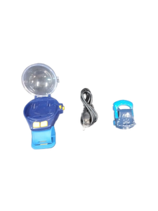 lot 6099 image: Small RC car controllable by wristband controller color blue