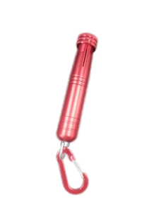 lot 6108 image: Wolf Red Lumber Crayon Holder with Kio
