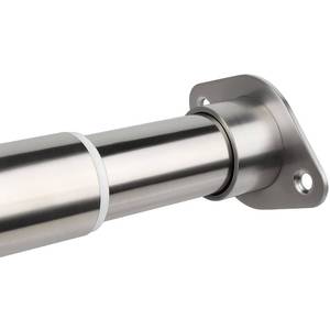 lot 6159 image: LOMILD Adjustable Closet Rod for Hanging Clothes, 30 to 40 Inches Stainless Steel Rod for Closet Heavy Duty, Silver